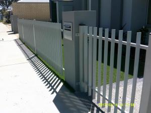 15. bladed fencing and gate